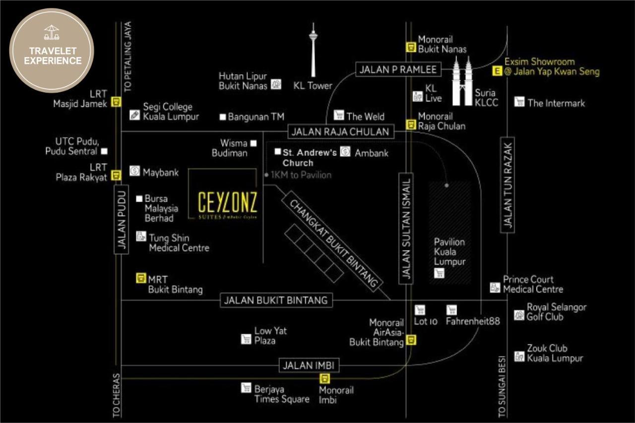 Ceylonz Suite Klcc, Travelet Куала-Лумпур Экстерьер фото